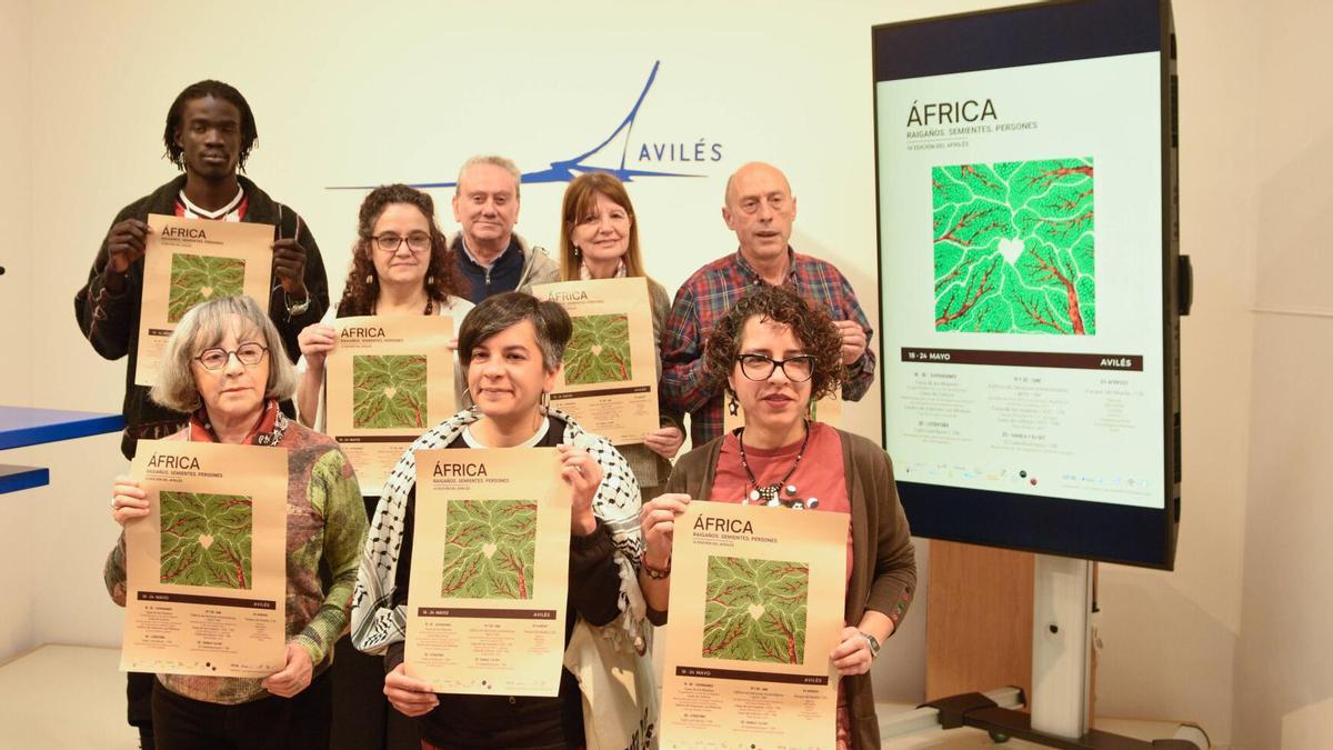 Presentación del programa del festival Afrilés
