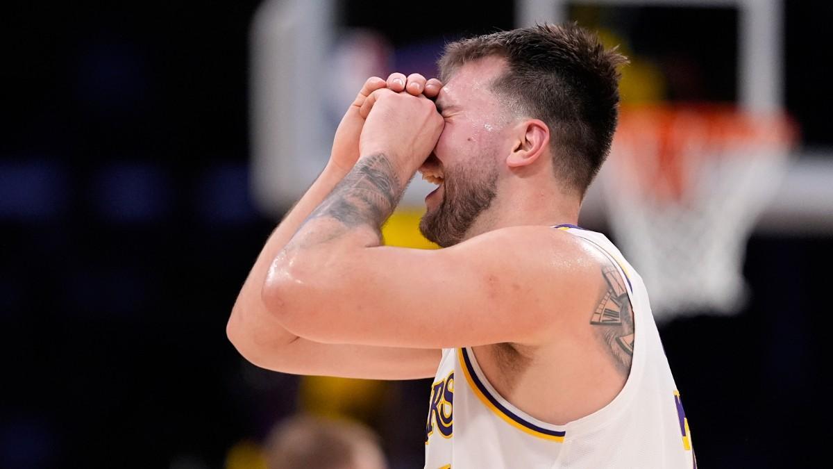 Así fue el debut de Doncic con los Lakers