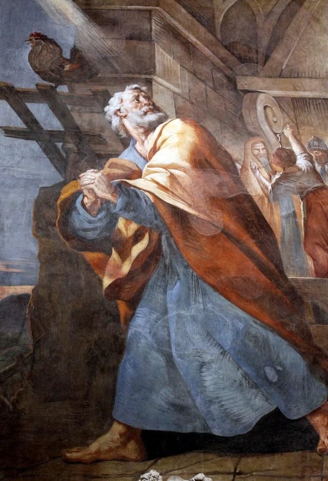 Imagen de san Pedro en su capilla de la catedral.