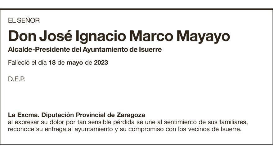 José Ignacio Marco Mayayo