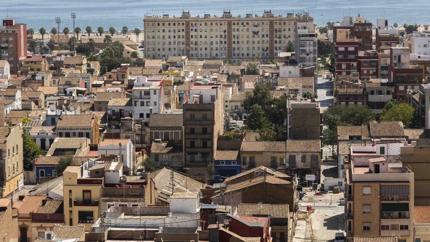 València a vista de pájaro (IV): desde el final de Blasco Ibánez