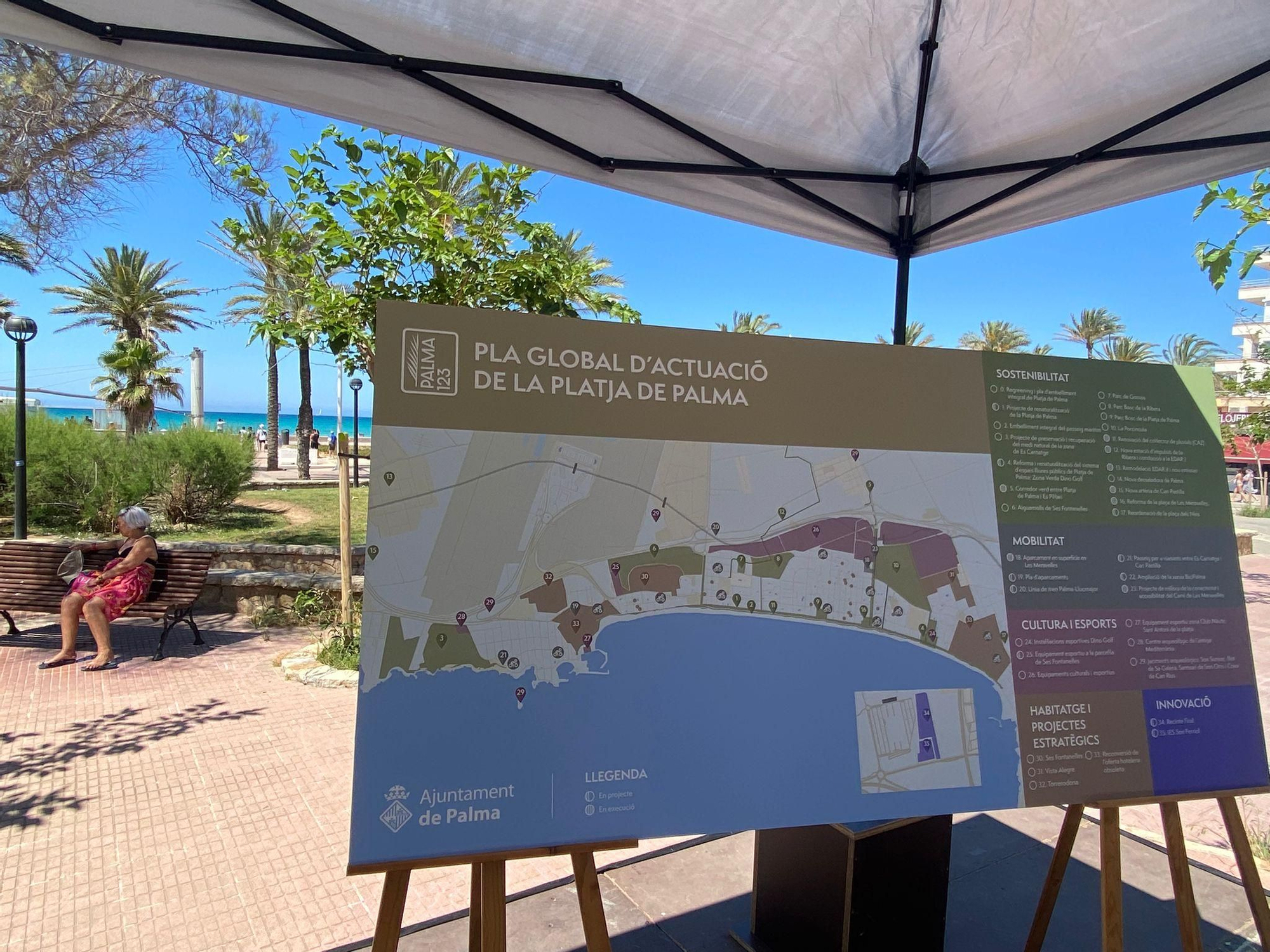Así ha sido la presentación de los proyectos para la reforma de la Platja de Palma