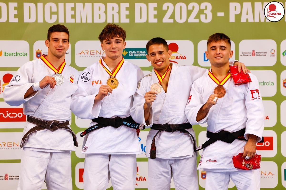 Luis Barroso se proclamó campeón nacional tras imponerse en la final de -60 kg ante su compañero, Gaizka Porras, en un ‘derbi’ valenciano por el título.