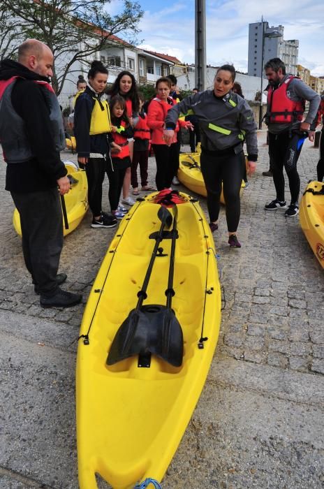 A Cortegada, en kayak