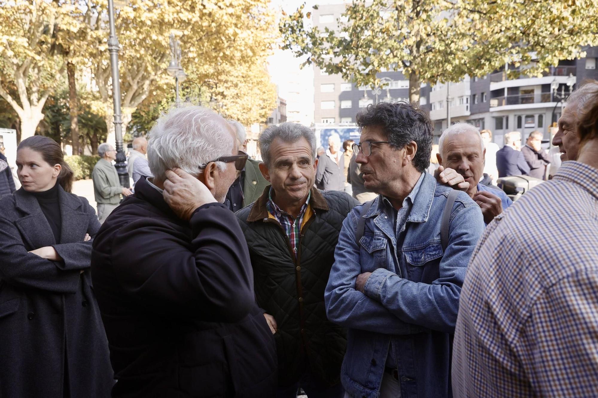 Funeral de José Manuel Espinosa, "Epi", exjugador del Sporting