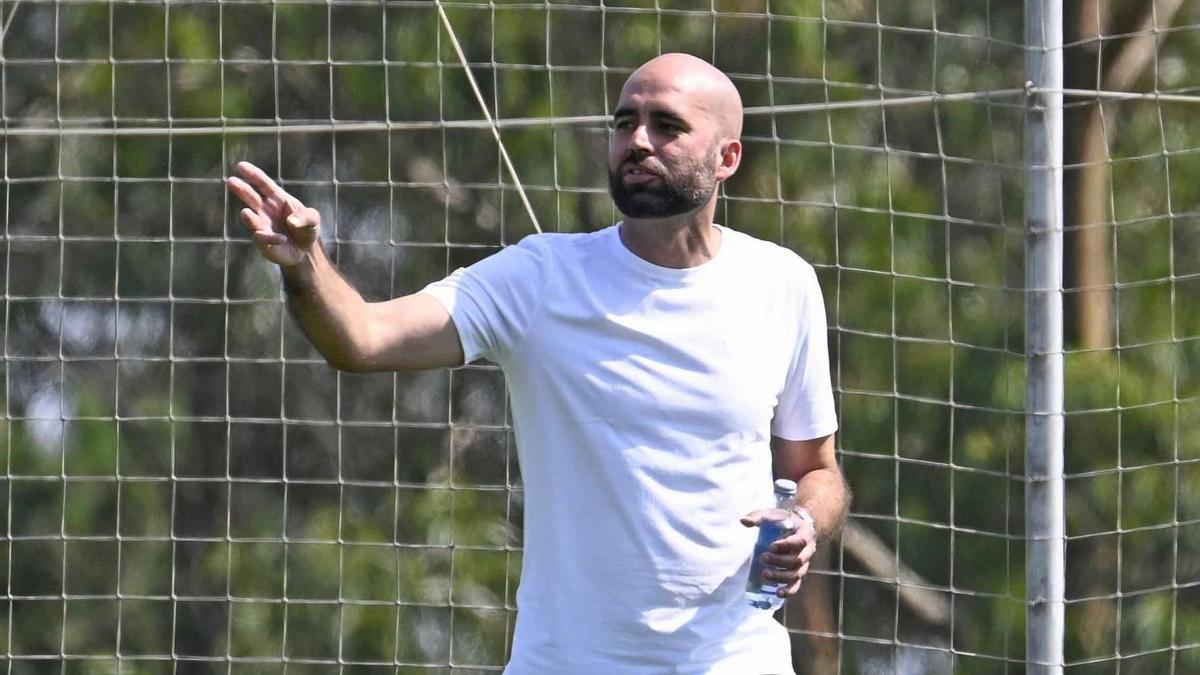 Claudio Giráldez, tras el encuentro ante el Viseu.