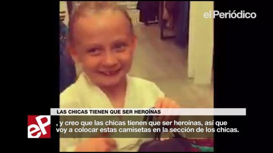 Facebook aplaude el vídeo de una niña de 8 años que critica los mensajes sexistas de la moda infantil