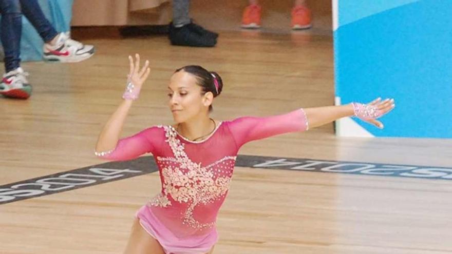 Aida Vieites, en el Mundial de 2014 en Reus.