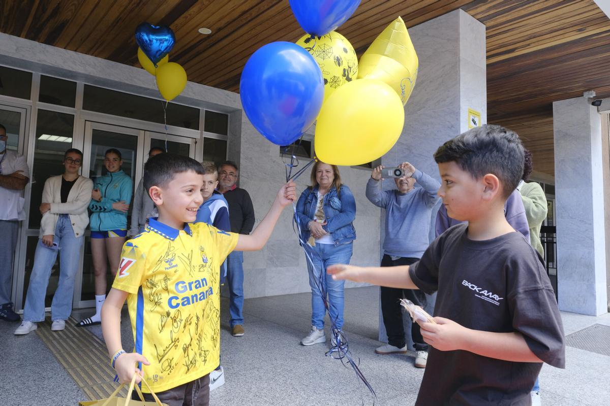 Elías, un niño grancanario de siete años, supera la leucemia Elías, un niño grancanario de siete años, supera la leucemia