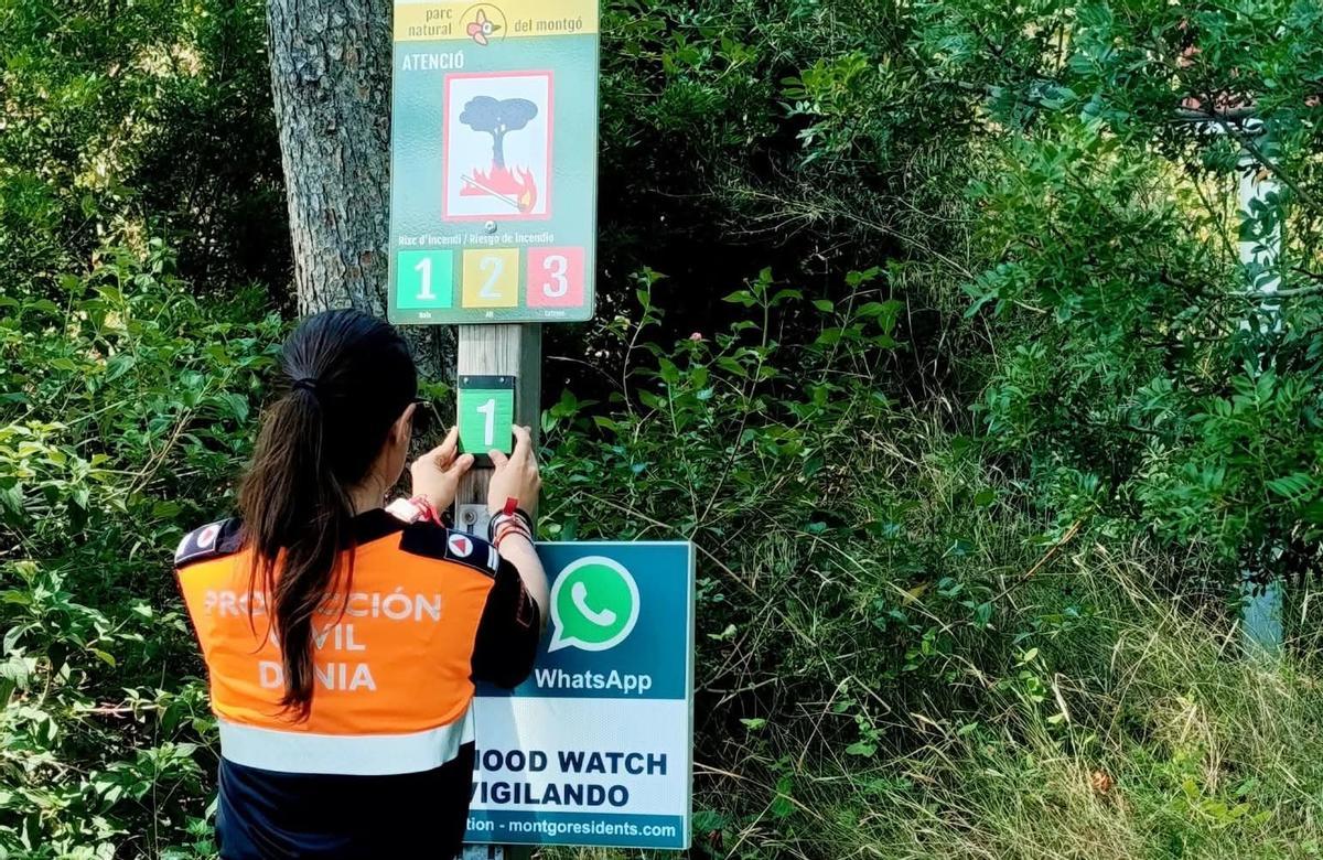 Cinco voluntarios de Protección Civil se encargan en este inicio de temporada de la vigilancia