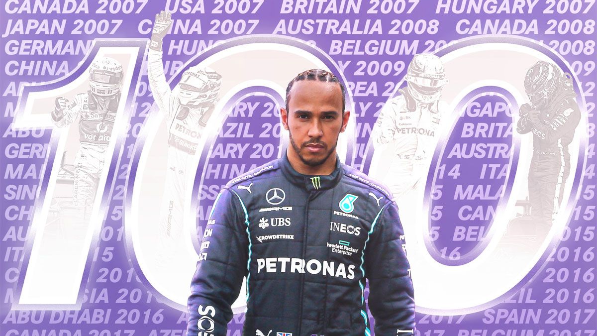 Las 100 poles de Hamilton, un hito histórico en la F1