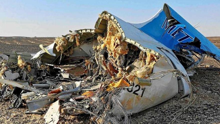 L&#039;avió, model Airbus A321, es va estavellar ahir en territori d&#039;Egipte