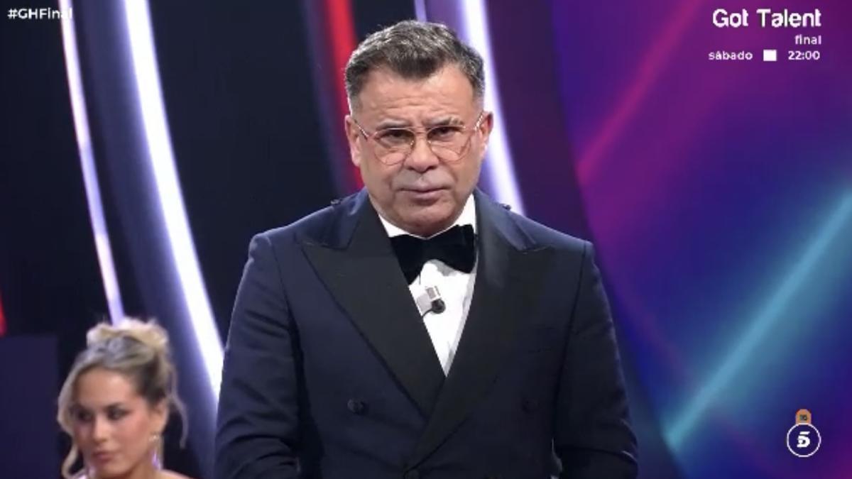 Jorge Javier Vázquez, en la final de 'Gran hermano'.