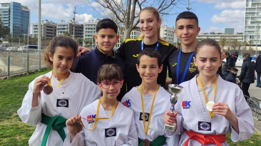 El Jan-su i el Tae Sport carreguen medalles en el Campionat de Catalunya infantil de taekwondo