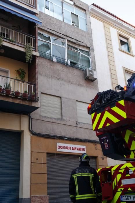 Derrumbe de una casa en Murcia