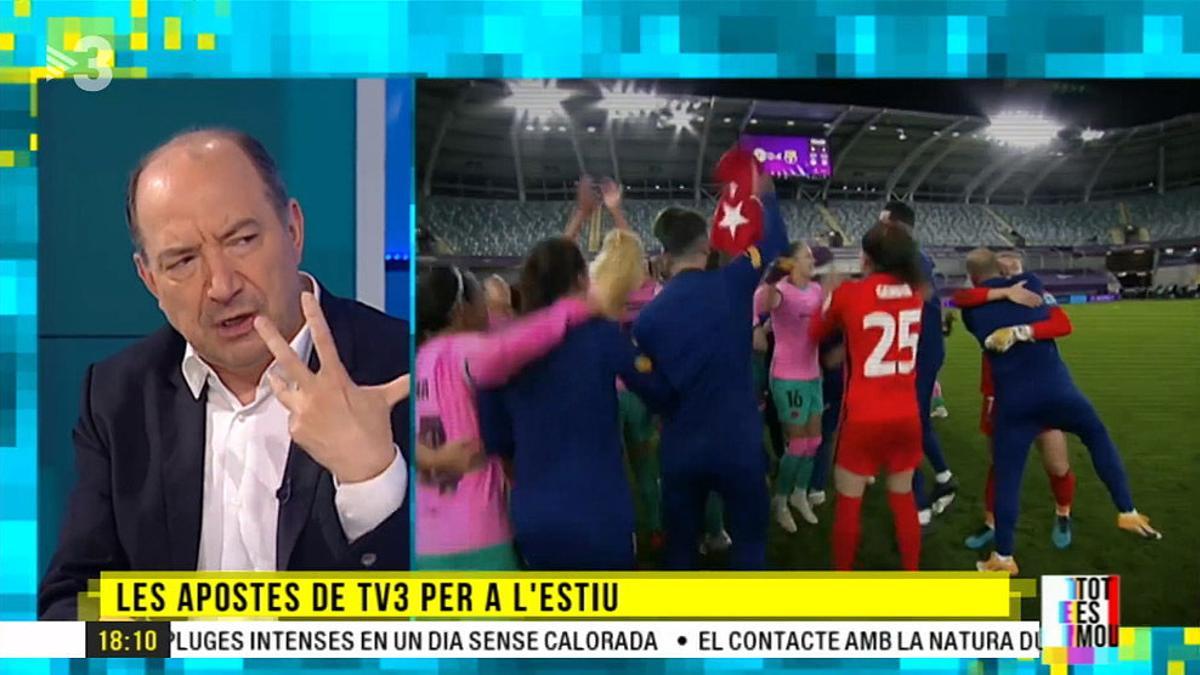 Vicent Sanchis en 'Tot es mou' (TV-3).