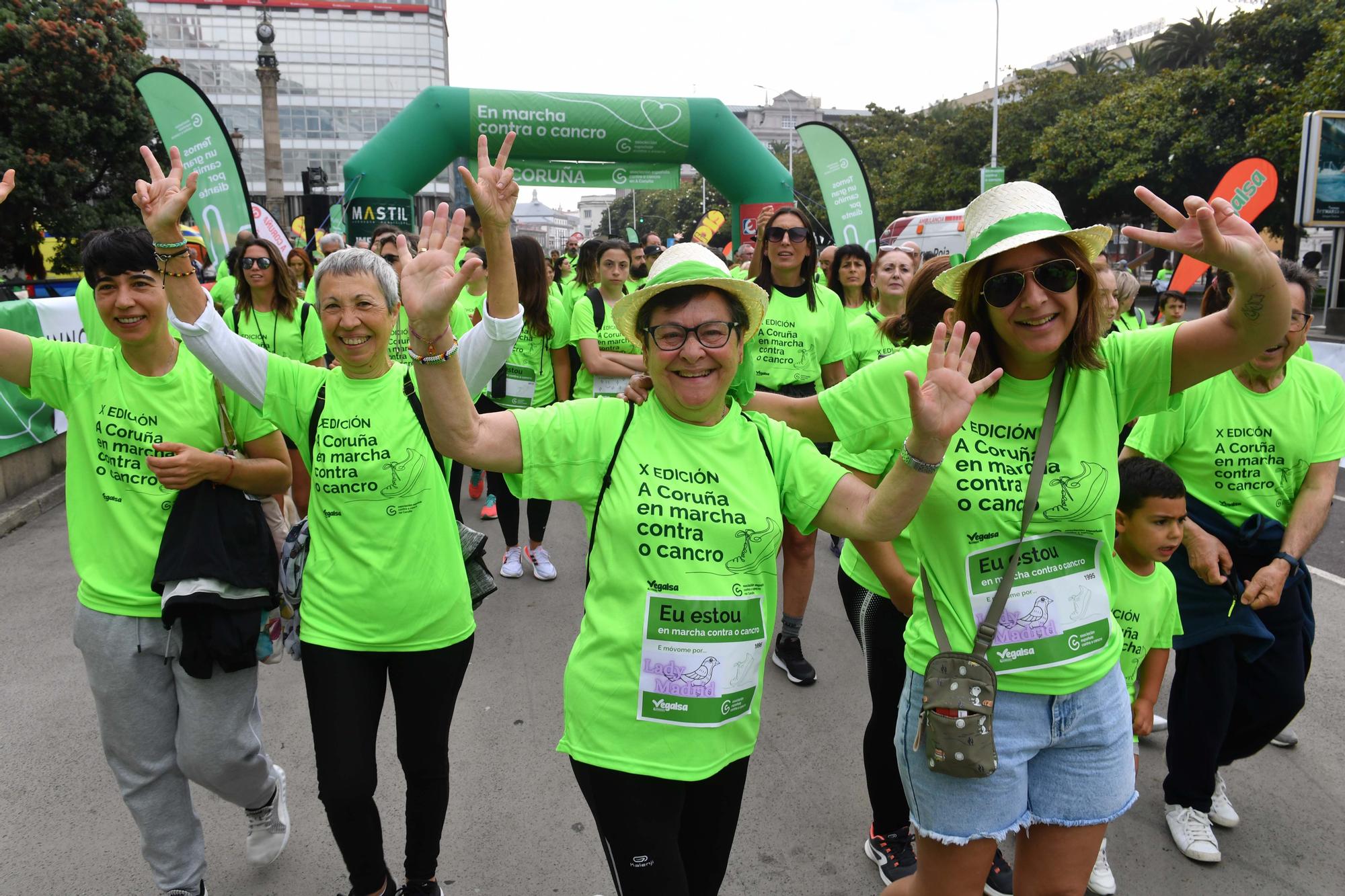 Más de 2.400 participantes en la Andaina Solidaria Contra o Cancro en A Coruña