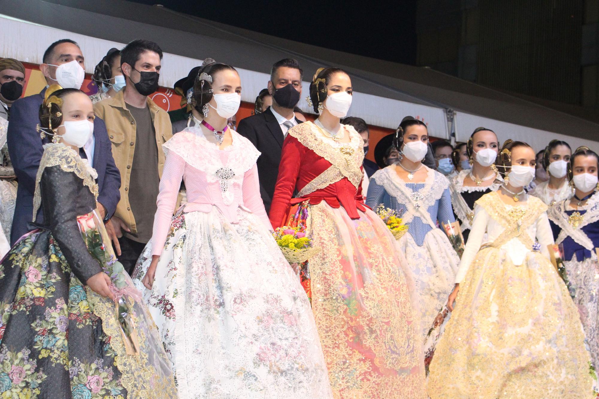 Estreno de las falleras mayores de València 2022 y las cortes en la "Festa per a Tots"