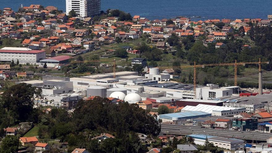 Panorámica de la estación depuradora de Vigo. //Marta G. Brea