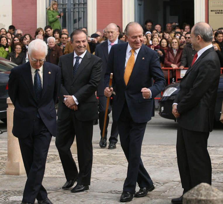 Durante la visita a Ronda de los Reyes en noviembre de 2008. ARCINIEGA