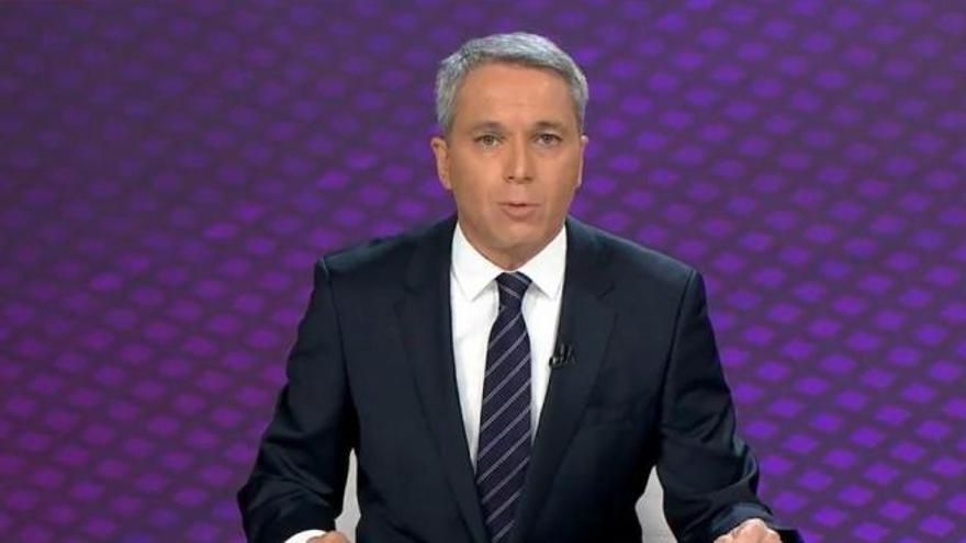 Vicente Vallés en &#039;Antena 3 Noticias&#039;.