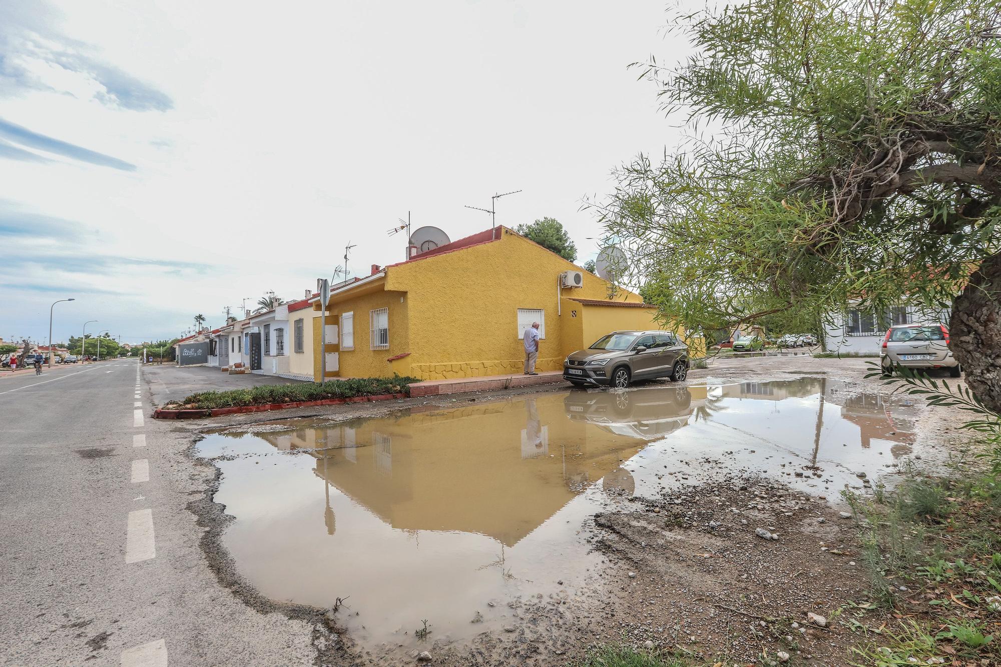 Día derspués de la tromba de agua en Torrevieja