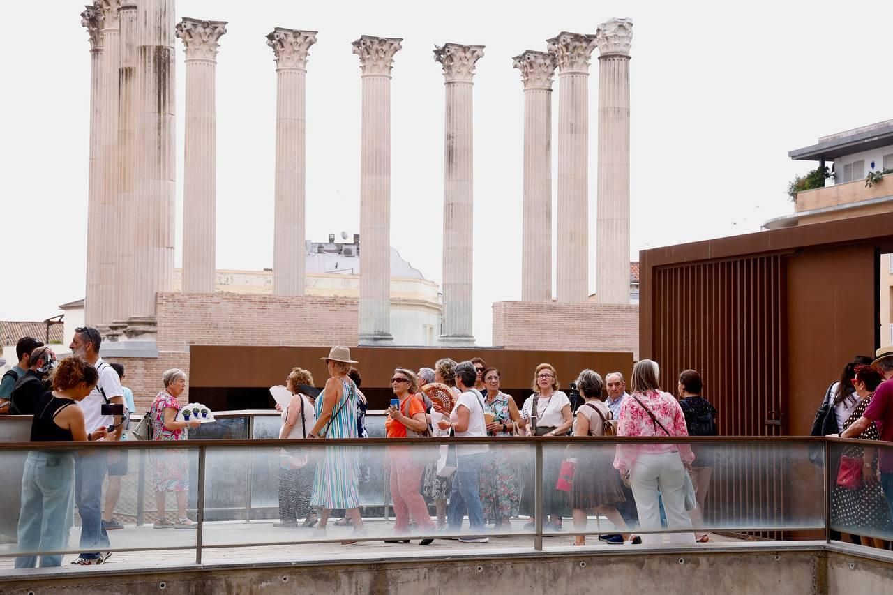 Primeras visitas al Templo Romano de Córdoba, en imágenes