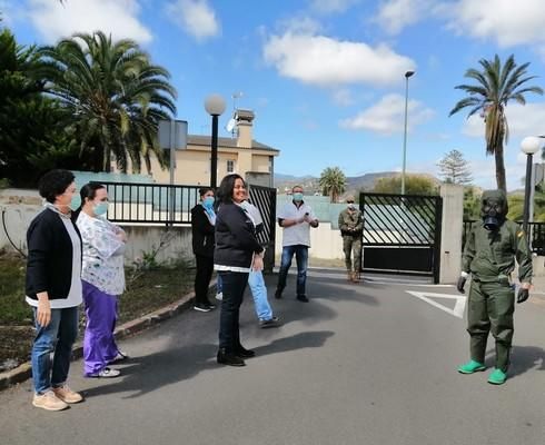 Coronavirus en Canarias| El Mando de Canarias ha realizado más de 55 acciones de descontaminación o desinfección en las islas