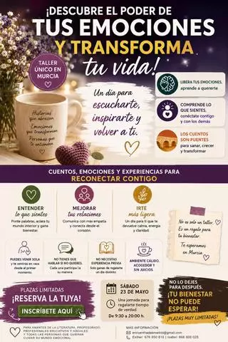'Encuenthadas': conecta con tus emociones a través de las historias este sábado en Murcia