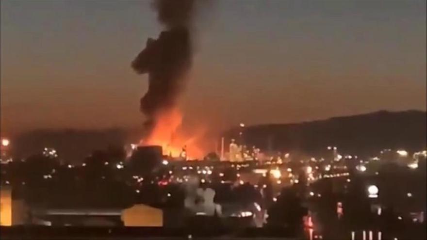 Explosió en una empresa química de Tarragona
