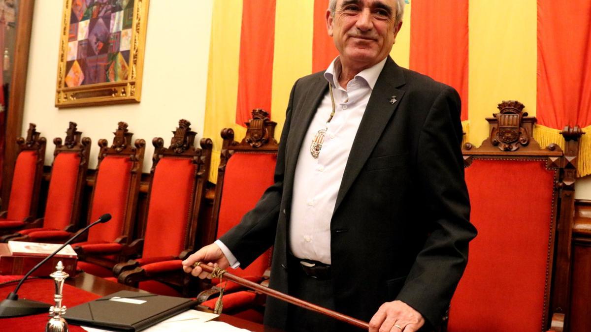 Alfredo Vega toma posesión como nuevo alcalde de Terrassa.