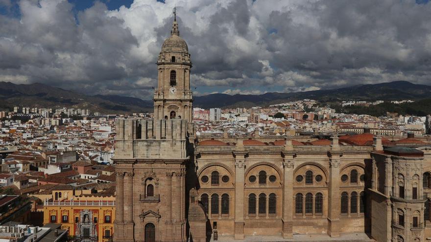 Imagen de la Catedral de Málaga, cuya segunda puerta se abrirá en la Semana Santa de 2019 a los tronos malagueños.