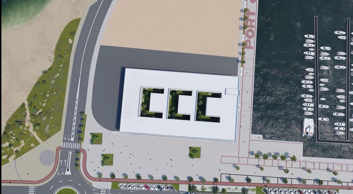 Imagen cenital del nuevo centro de formación profesional