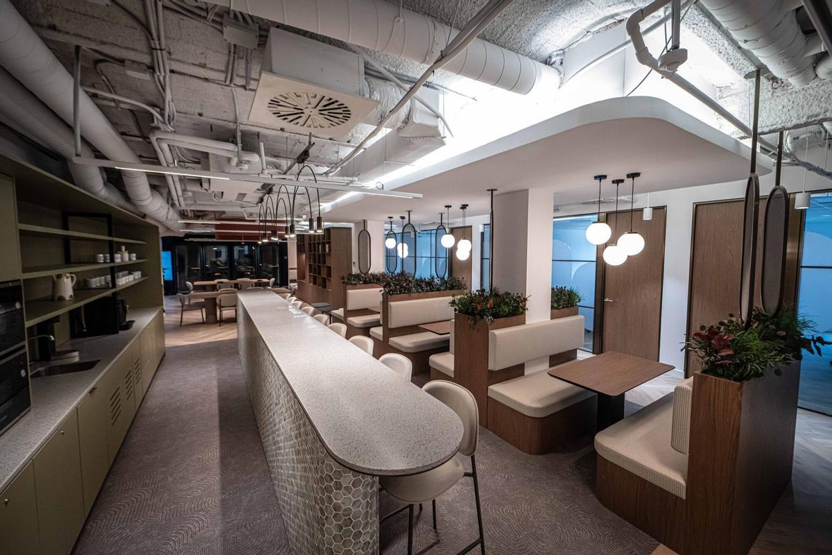 Oficinas 'flex' de Lexington recién estrenadas en el paseo de Gràcia, donde han abierto una veintena de coworkings