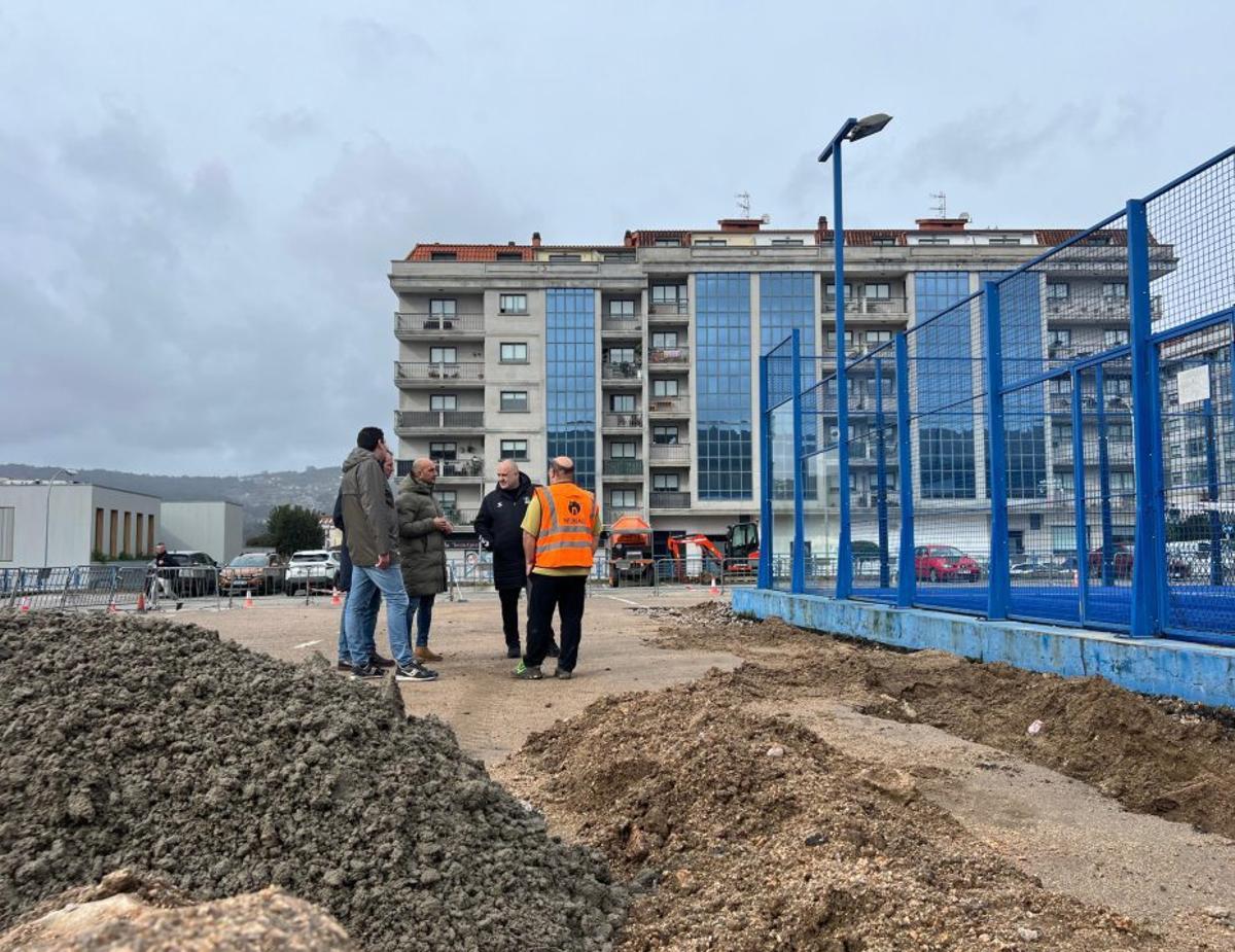 Inicio de las obras en el entorno del Complejo Polideportivo.