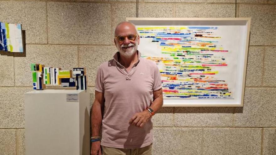 El artista Fernando Lafuente expone por primera vez en Vigo