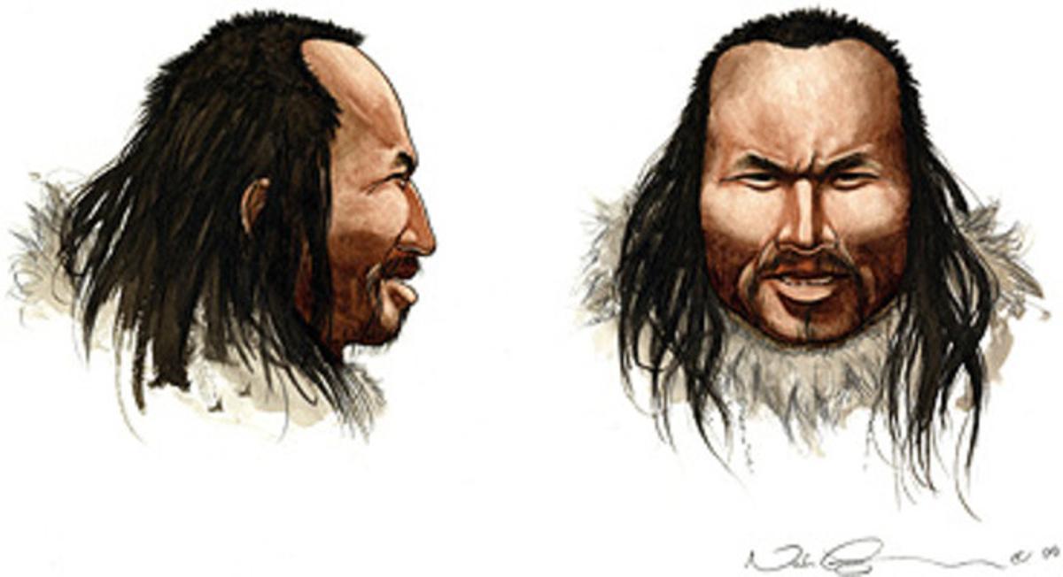 Reconstrucció de l’home prehistòric batejat com a Inuk. Reconstrucció de l’home prehistòric batejat com a Inuk.
