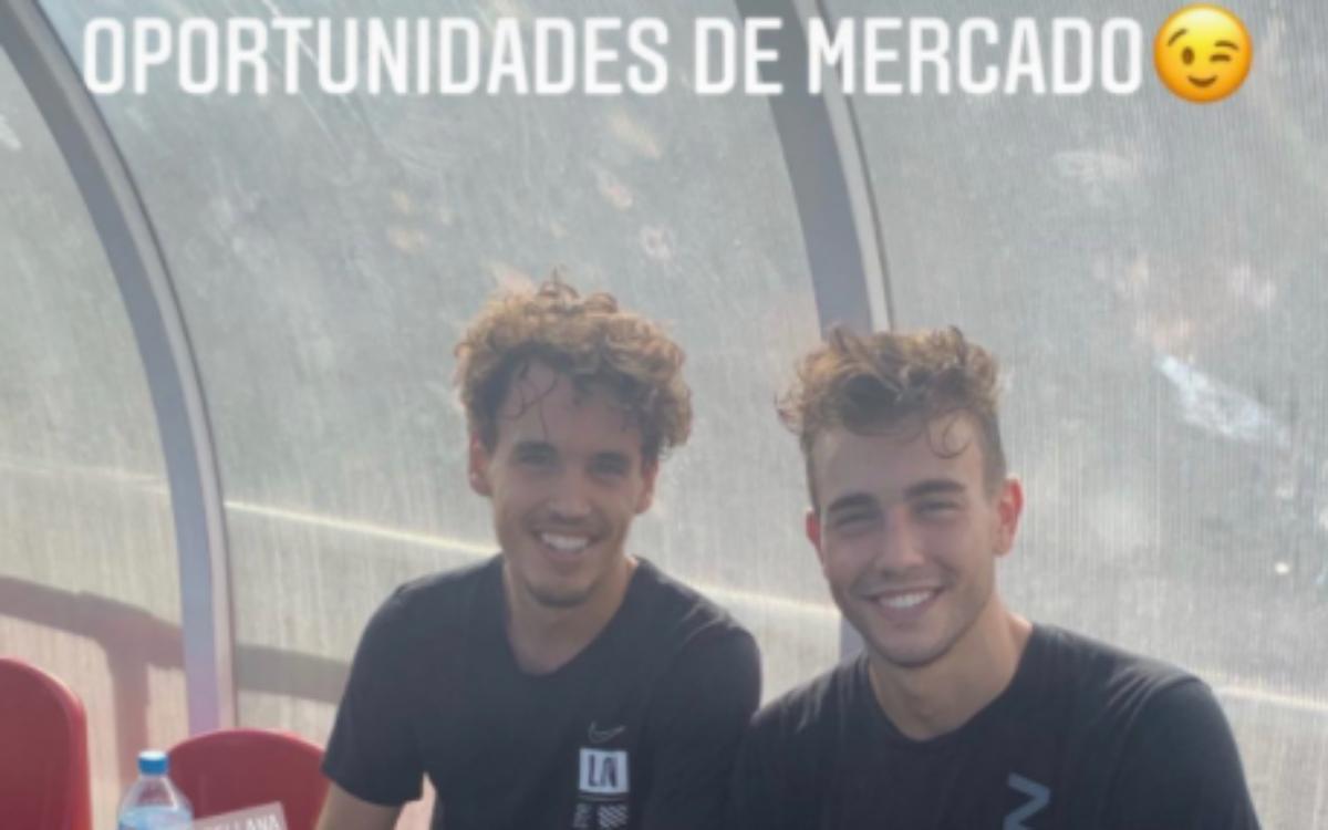 Oriol Busquets y Jandro Orellana se definen como: "Oportunidades de mercado"