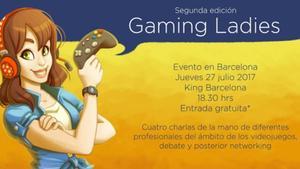 El cartel del Gaming Ladies, que debía celebrarse en Barcelona el 27 de julio.