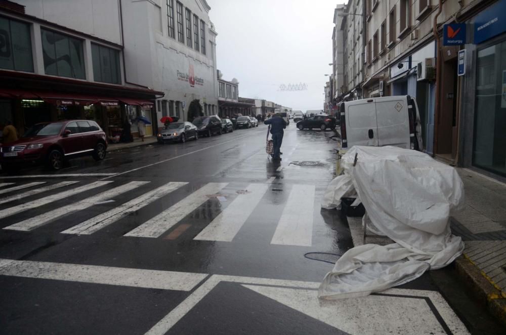 Las mejores imágenes que nos ha dejado el temporal Fabien en Galicia. // FdV