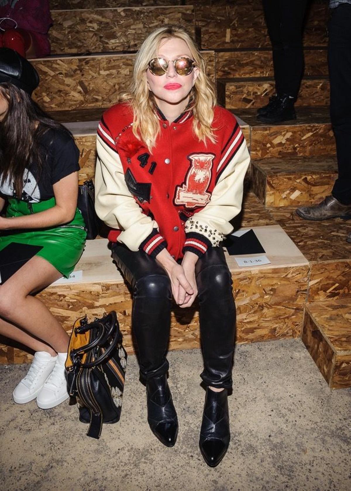 El front row de la semana de la moda de NY, Courtney Love