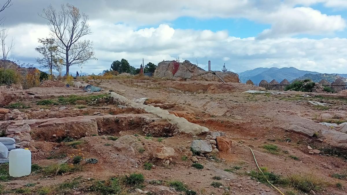 Treballs per protegir les restes arqueològiques del Castell de Berga