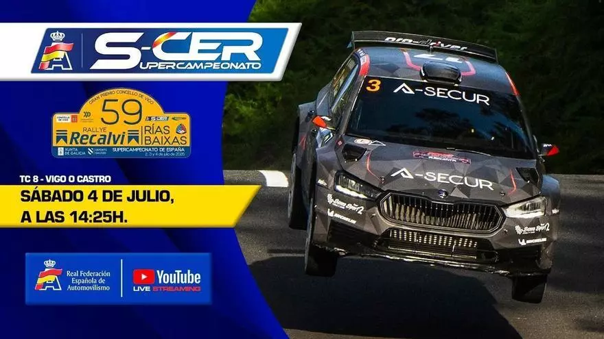 Vive en directo el Rallye Recalvi Rías Baixas 2026 | Tramo Cronometrado 8 Vigo O Castro