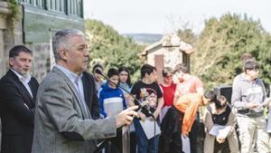 Valentín García, ayer en la entrega de unos premios en Ourense.