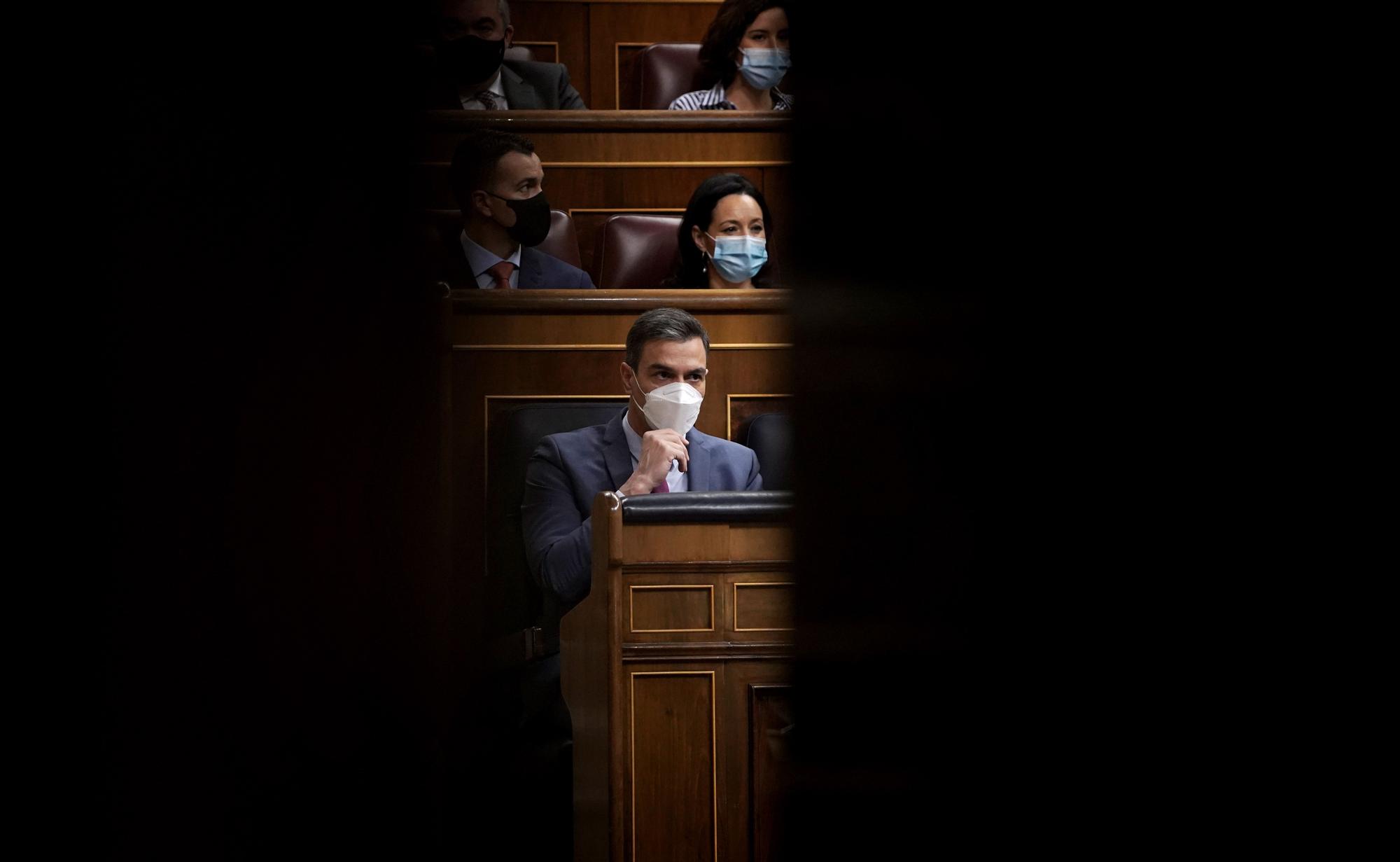 Pedro Sánchez en la sesión de control al Gobierno FOTO JOSÉ LUIS ROCA