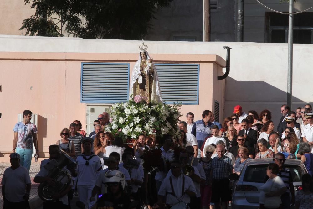 Procesión marítima de la Virgen del Carmen en Cartagena