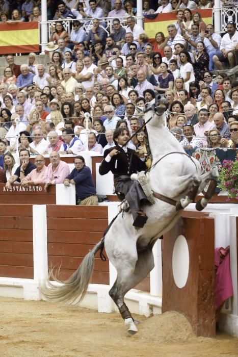 Corrida de rejones en la Feria Taurina de Begoña de 2018.