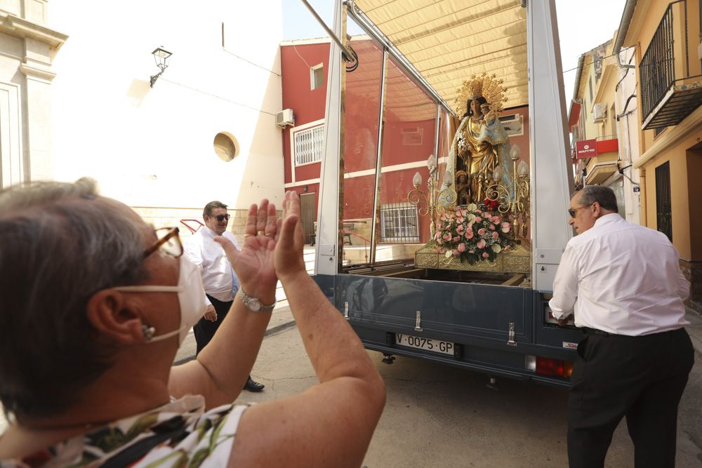 La Peregrina visita los pueblos de la Baronía, en El Camp de Morvedre.