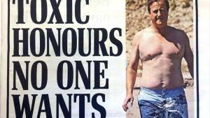 David Cameron, en la portada del ’Daily Mail’.