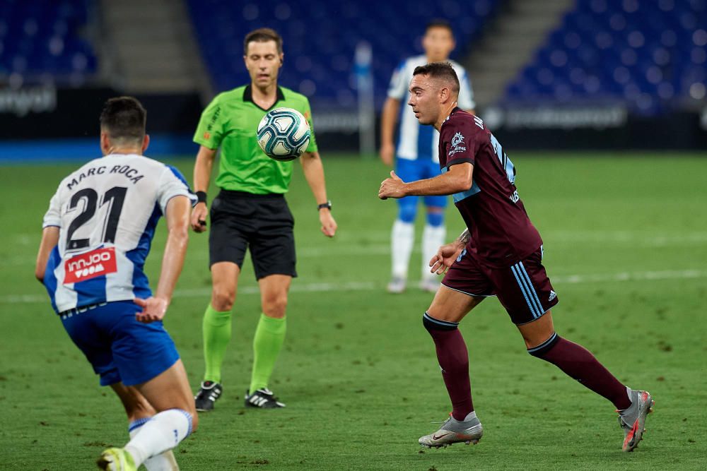 Las mejores imágenes del partido entre Espanyol y Celta de Vigo